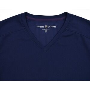 Ministry of Supply Aeon V‎ Neck Sweatshirt Purple Men's XL Coffee Infused